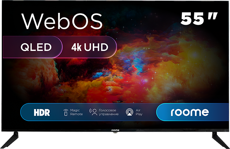 Телевизор Roome 55VU424QW