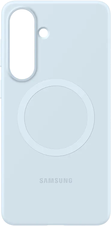  Чехол Samsung Silicone Magnet Case S26+ голубой