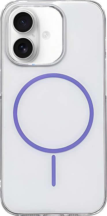  Чехол Bingo Circle для Apple iPhone 16 фиолетовый