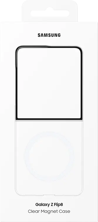  Чехол-накладка для Samsung Clear Magnet Case для Samsung Galaxy Z Flip8 прозрачный [EF-CF776CTEGRU]