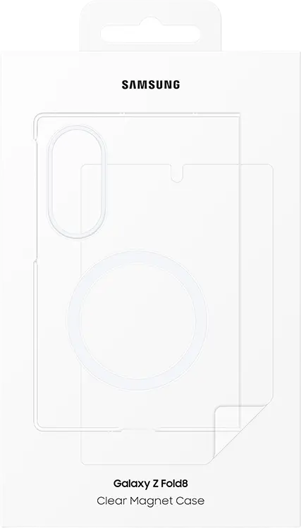  Чехол-накладка для Samsung Clear Magnet Case для Samsung Galaxy Z Fold8 прозрачный [EF-CF971CTEGRU]