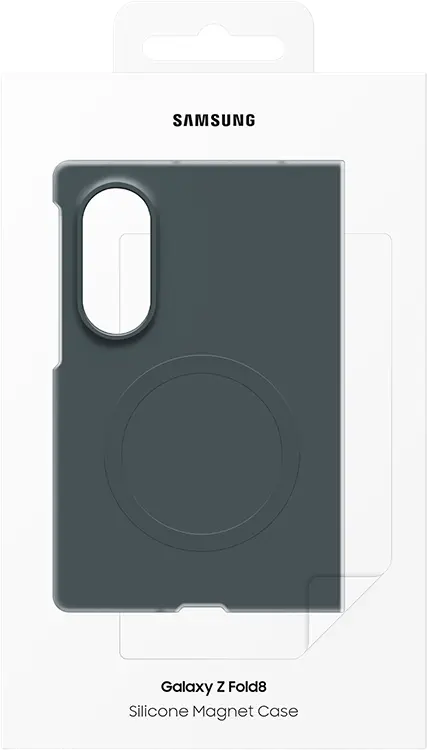  Чехол Samsung Silicone Magnet Case Z Fold8 графитовый
