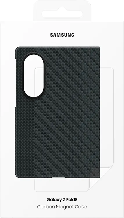  Чехол-накладка для Samsung Carbon Magnet Case Galaxy Z Fold8 черный [EF- KF971SBEGRU]