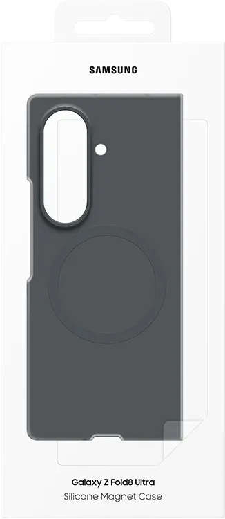  Чехол Samsung Silicone Magnet Case Z Fold8 Ultra графитовый