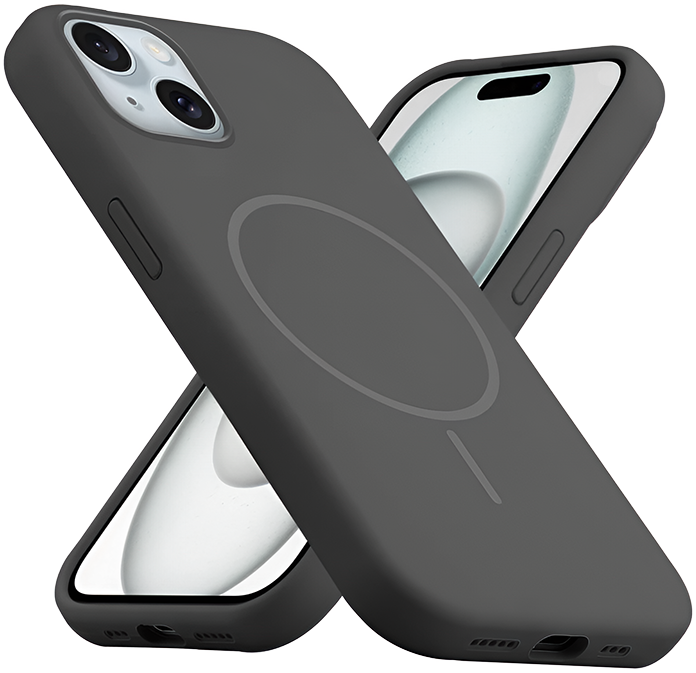  Чехол Bingo Silicone Magnetic для Apple iPhone 15 черный
