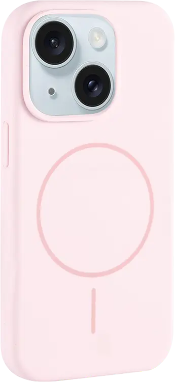 Чехол Bingo Silicone Magnetic для Apple iPhone 15 пудровый