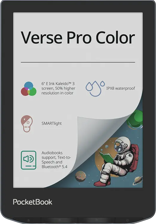 Электронная книга PocketBook 634 Verse Pro Color [PB634K3-1-CIS] черный