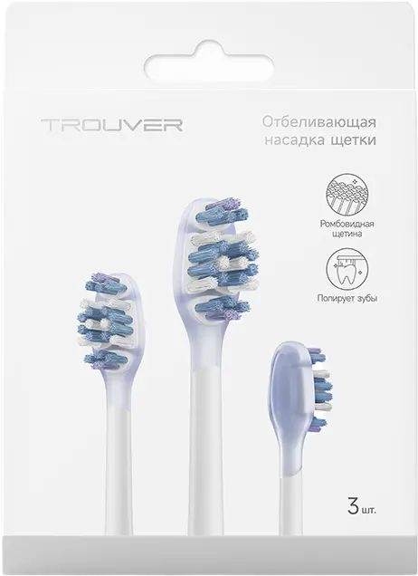  Сменные насадки для электрощеток Trouver 3-in-1 Brush Head [ABH3]