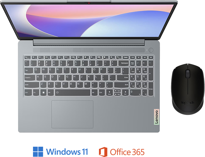 Ноутбук Lenovo IdeaPad Slim 3 15IAH8 16/512GB [83ERWL20WO] Win11Pro + MS Office 19 + мышь Logitech B170