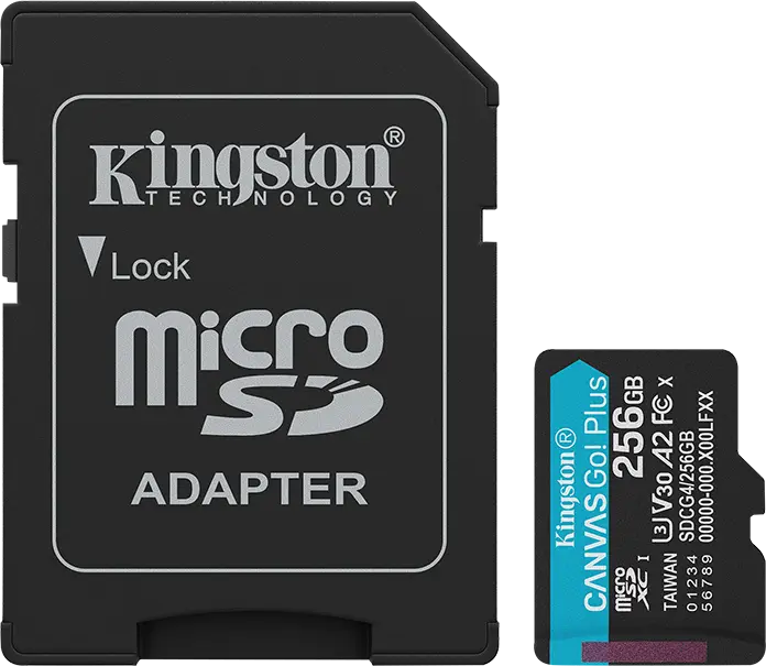 Карта памяти Kingston Canvas Go! Plus microSDXC 256GB