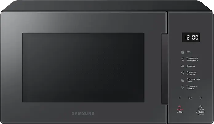 Микроволновая печь Samsung MW5000T, 23 л  насыщенный серый [MS23T5018AC/BW]