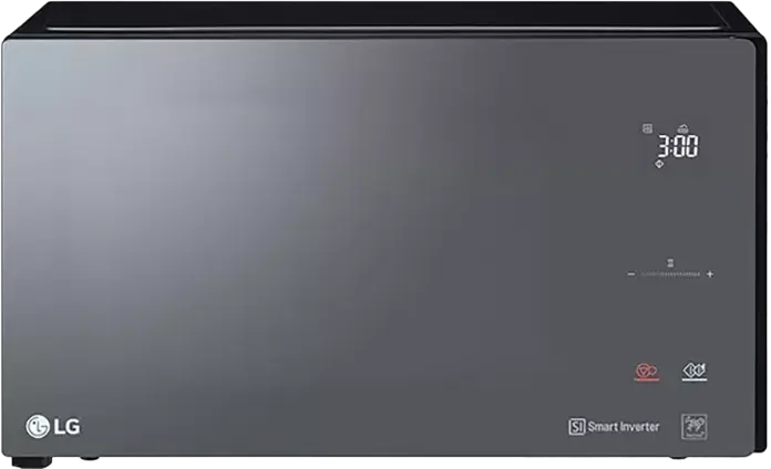 Микроволновая печь LG-MS2595DIS, инверторная, соло, 1000 Вт, 25 л черный