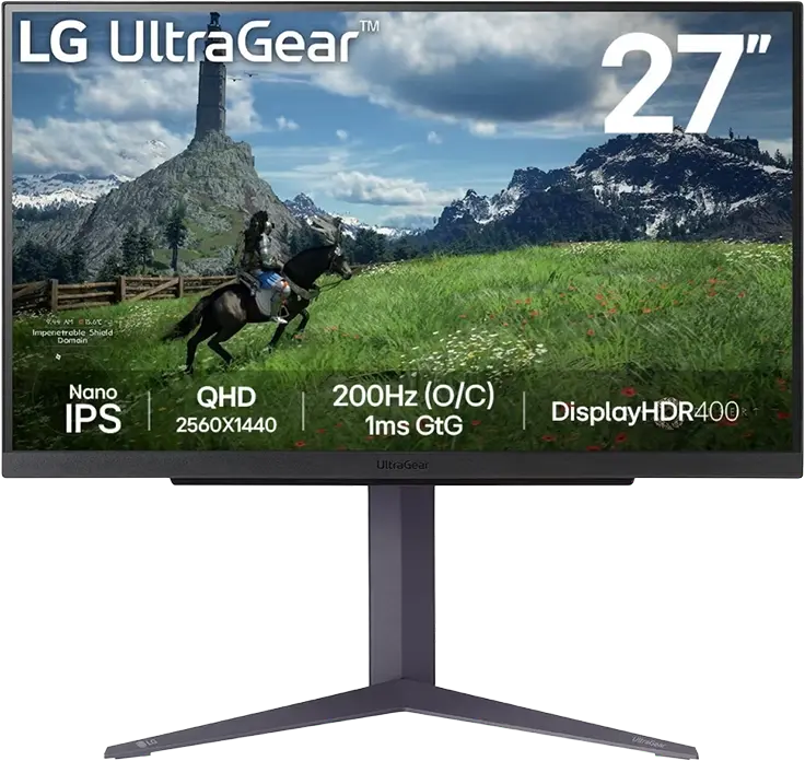 Монитор LG UltraGear QHD Nano IPS 27" [27GS85Q-B]
