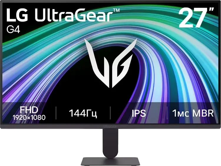 Монитор LG UltraGear G4 27" [27G411B-B] фиолетово-серый