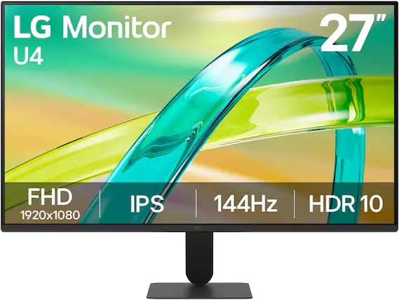 Монитор LG U4 27'' 144 Гц FHD [27U411B-B]