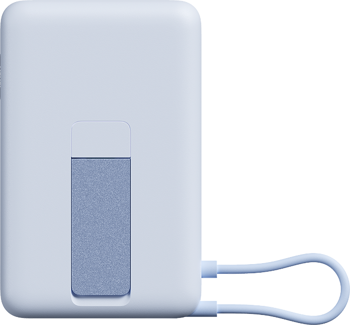 Портативное зарядное устройство Xiaomi Magnetic Power Bank 10000 синий со встроенным кабелем [WPB1007Z]