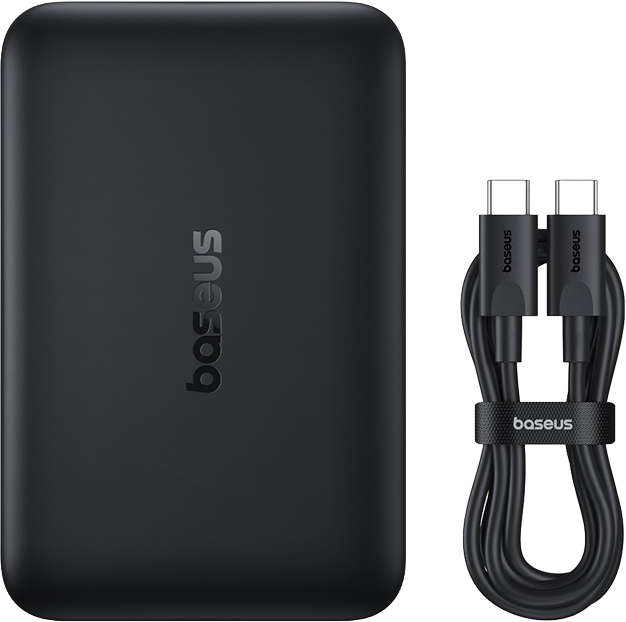 Портативное зарядное устройство Baseus EnerFill FM11 Ultra-Mini Magnetic Power Bank 10000 мАч 22.5 Вт черный