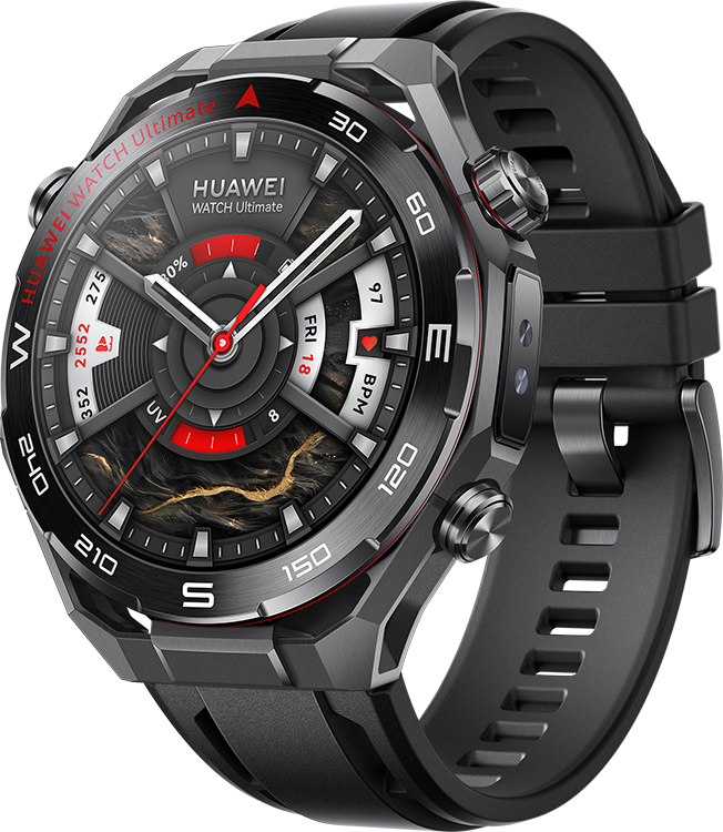 Умные часы HUAWEI WATCH Ultimate 2 черный [MCH-AL00] со фторэластомеровым ремешком