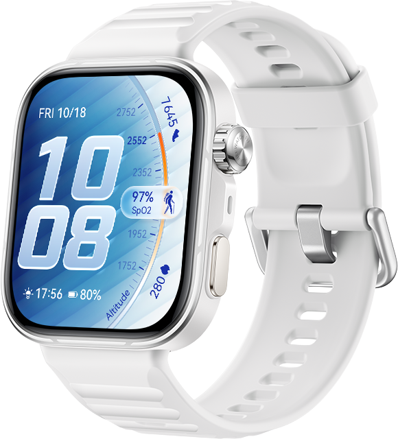 Умные часы HUAWEI WATCH FIT 5 Pro [NKI-B29] белый, фторэластомеровый ремешок