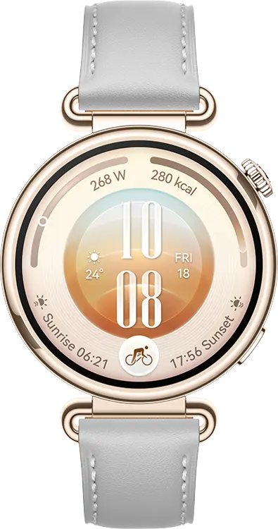 Умные часы HUAWEI WATCH GT 7 41 мм,  серый ремешок из композитной кожи 