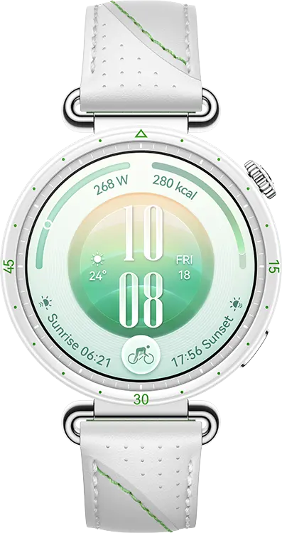 Умные часы HUAWEI WATCH GT 7 41 мм, белый ремешок из композитной кожи