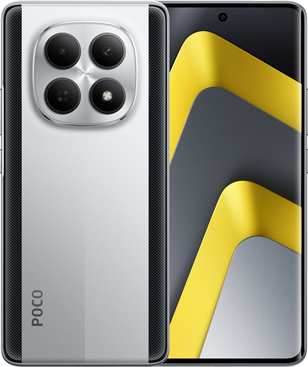 Смартфон POCO M8 5G 8/256GB серебристый