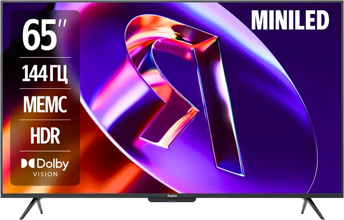 Телевизор Яндекс ТВ Станция Про MiniLED с Алисой 65’’ [YNDX-00104]