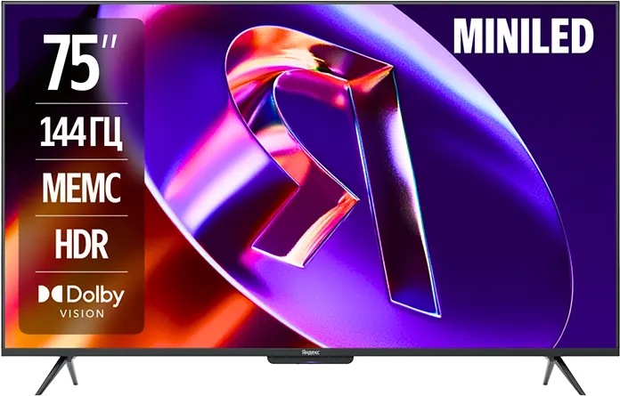 Телевизор Яндекс ТВ Станция Про MiniLED с Алисой 75’’ [YNDX-00105]