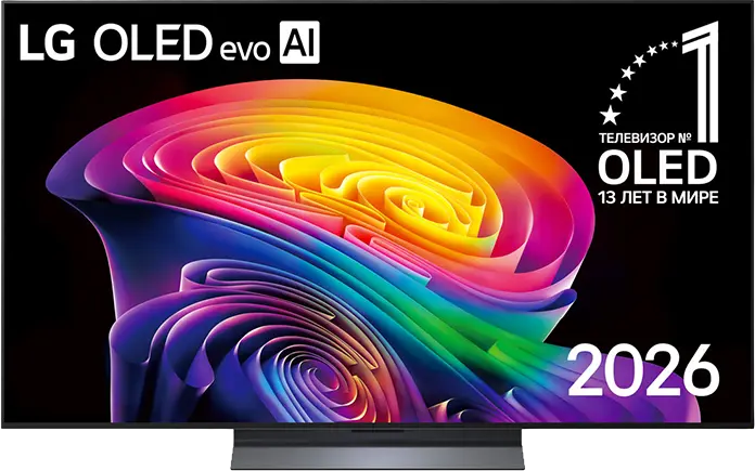 Телевизор LG OLED evo AI C6 4K 2026 [OLED55C6RLA]