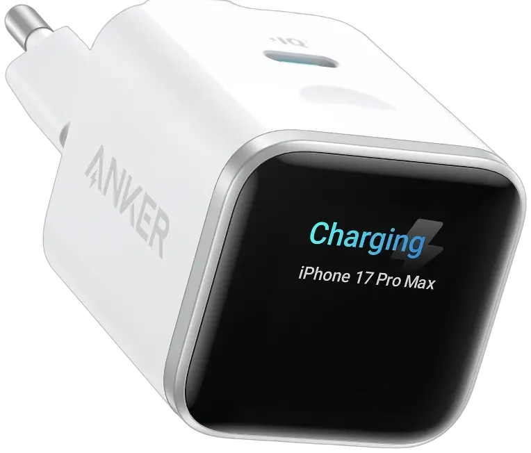 Сетевое зарядное устройство Anker Nano 45W Smart Display Charger белый