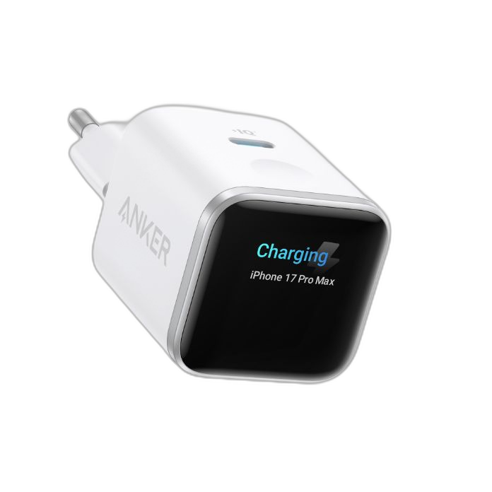 Сетевое зарядное устройство Anker Nano 45W Smart Display Charger белый