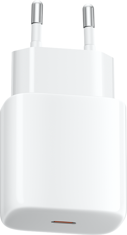 Сетевое зарядное устройство Xiaomi 20W Fast Charging Power Adapter (Type-C) белый [MDY-20-EG]