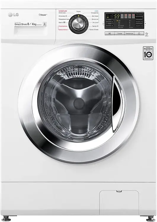 Стирально-сушильная машина LG F1496ADS3 (Стирка: 8 кг, сушка: 4 кг, Steam)